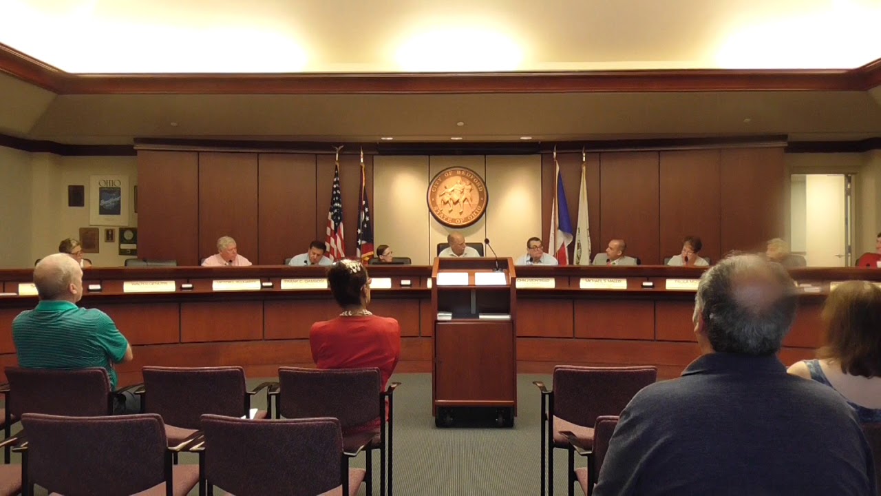 July 2, 2018 Bedford, OH City Council Meeting Video