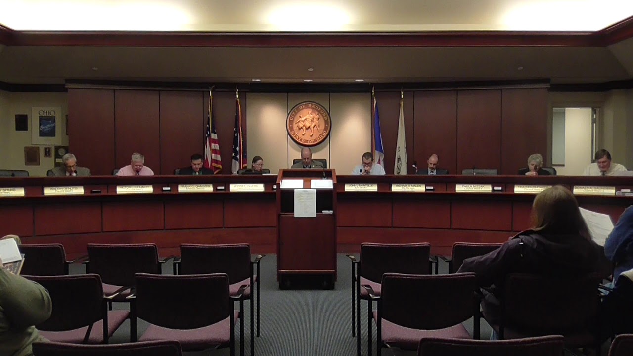 March 18, 2019 Bedford, OH City Council Meeting Video