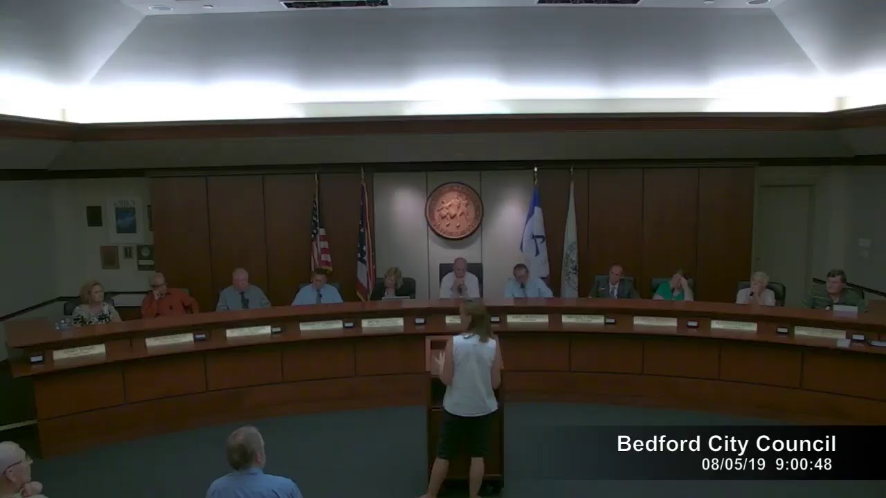 August 5, 2019 Bedford, OH City Council Meeting Video