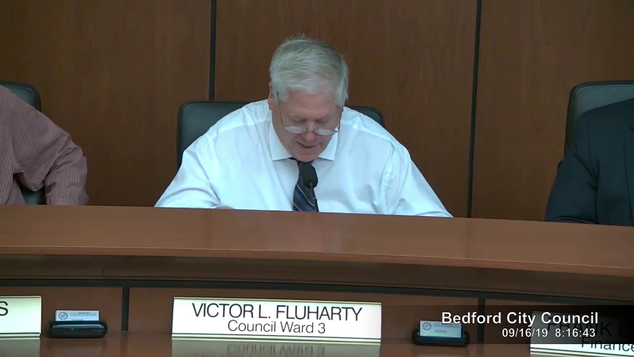 September 16, 2019 Bedford, OH City Council Meeting Video