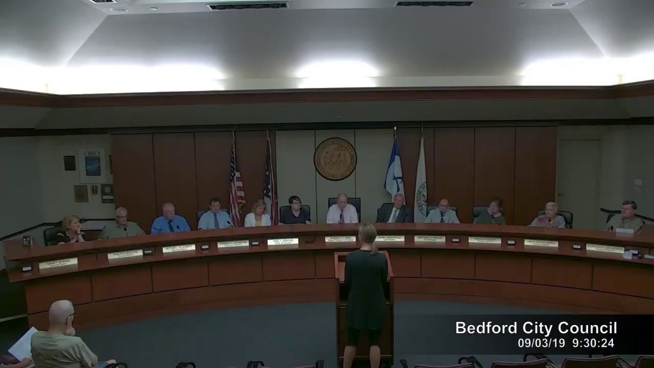 September 3, 2019 Bedford, OH City Council Meeting Video