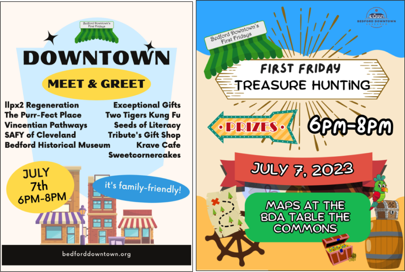 July First Friday: Meet & Greet and Treasure Hunt