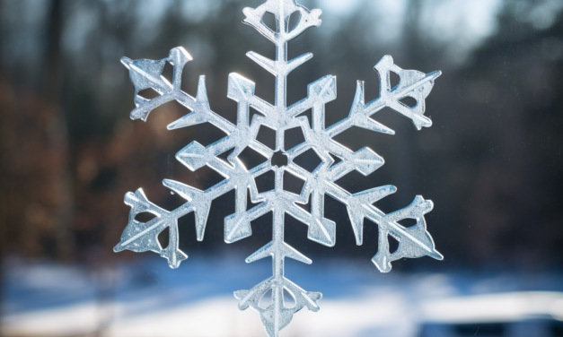 Crafting Winter Magic: Create Your Own Snowflake Window Clings
