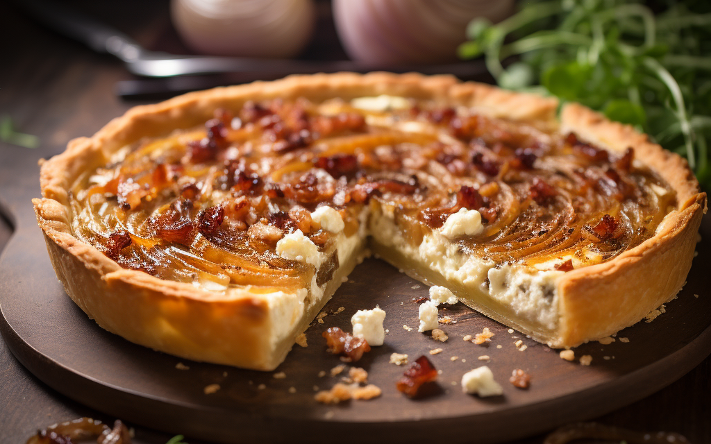 Caramelized Onion and Goat Cheese Tart