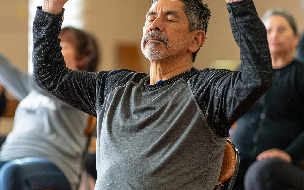 Golden Rock Choir & Chair Yoga TODAY at Ellenwood Center