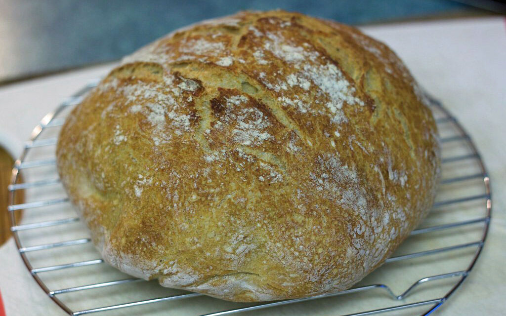 No-Knead Dutch Oven Bread