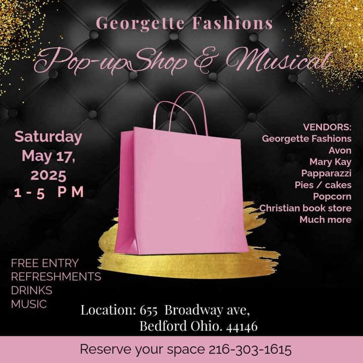 Georgette Fashions Hosts Pop-up Shop & Musical This May in Bedford