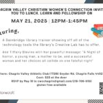 Chagrin Valley Christian Women’s Connection May Luncheon — RSVP By May 16th!