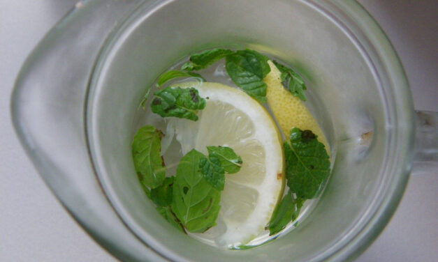 Mint and Lemon Infused Water