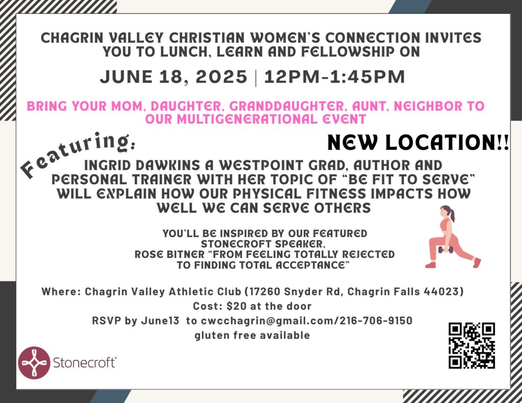 Chagrin Valley Christian Women’s Connection June Luncheon