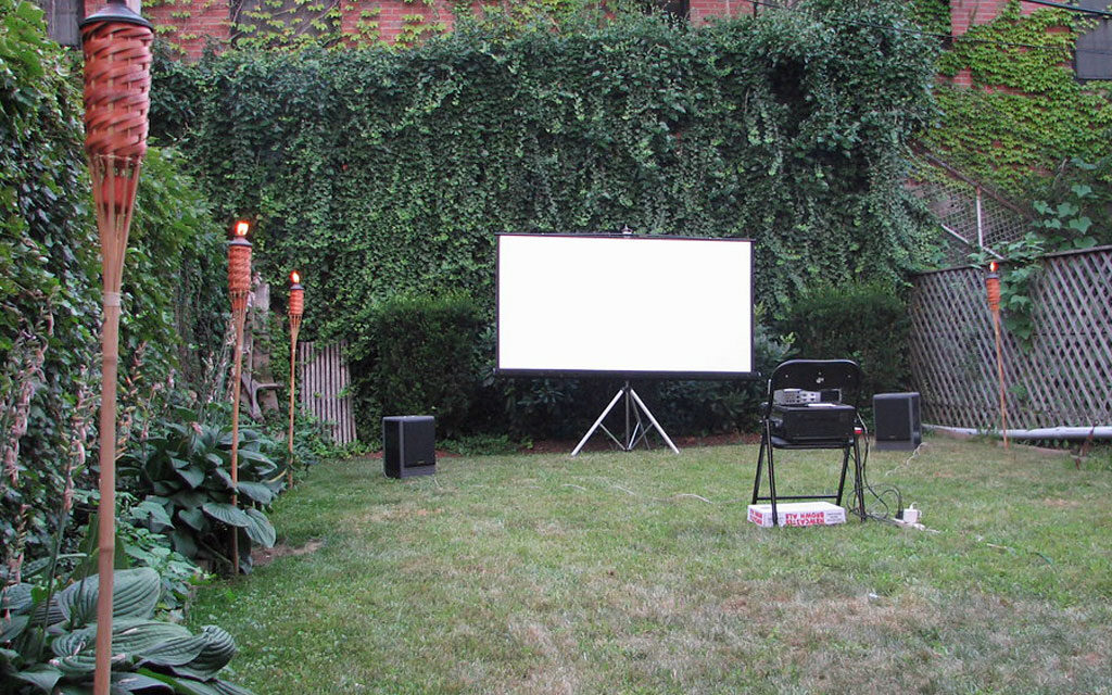 Backyard Movie Night Under the Stars in Bedford