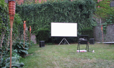 Backyard Movie Night Under the Stars in Bedford