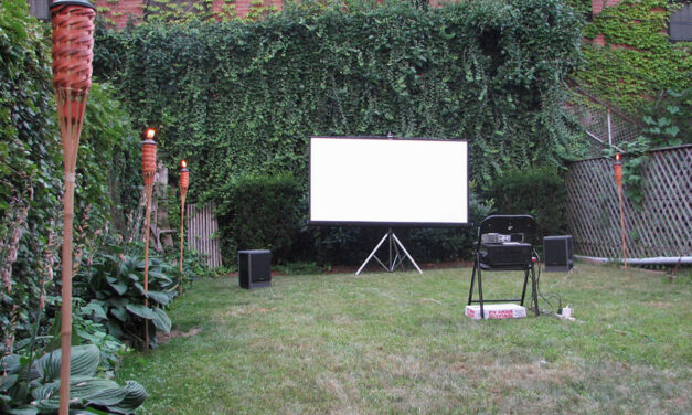 Backyard Movie Night Under the Stars in Bedford