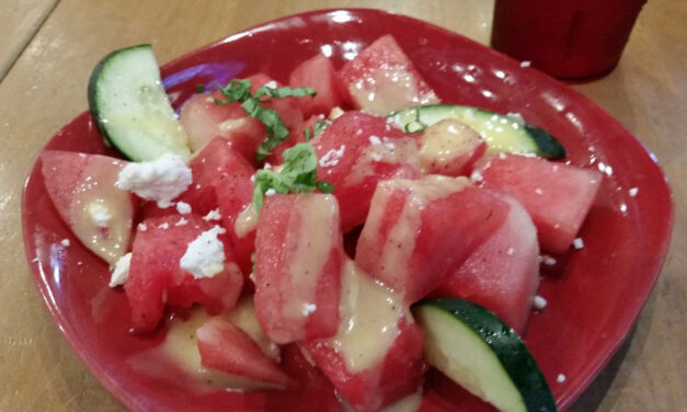Watermelon & Cucumber Salad