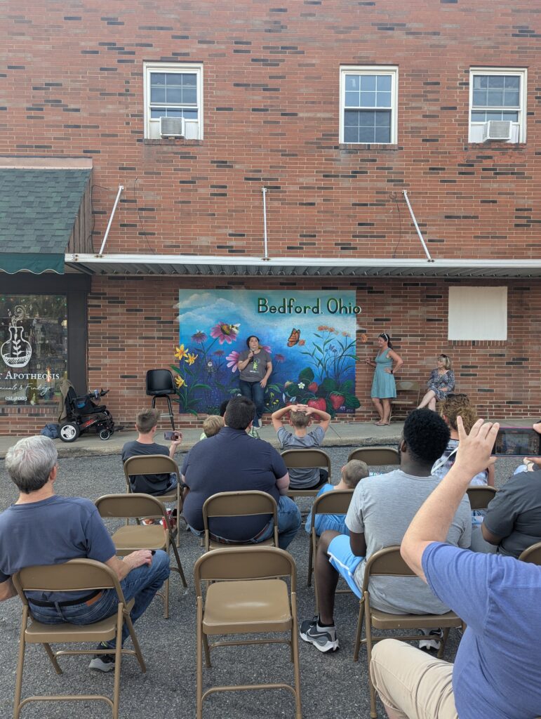 Interactive mural demonstration