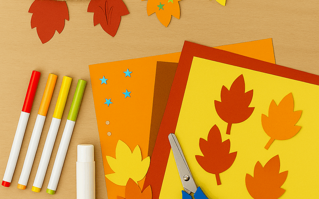 Fun Fall Leaf Garland: A September Craft to Enjoy with Kids in Bedford