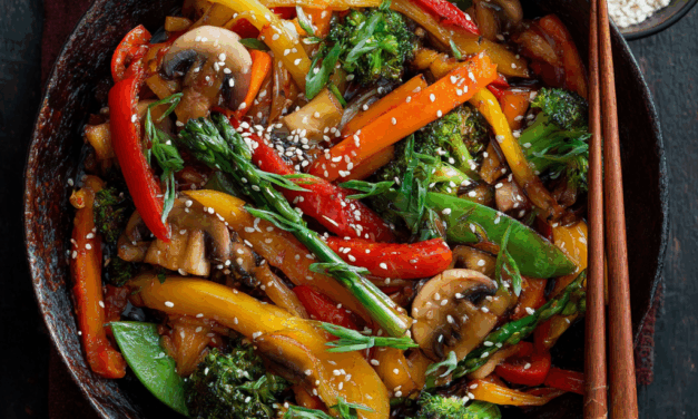 Rainbow Veggie Stir-Fry for Knife Skills Practice