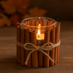 DIY Cinnamon Stick Candle Holders: A Warm October Craft for Your Bedford Home
