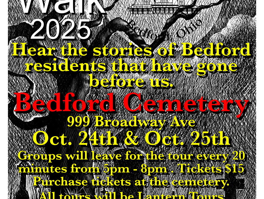 Bedford Historical Society Presents Annual Spirit Walk Next Week