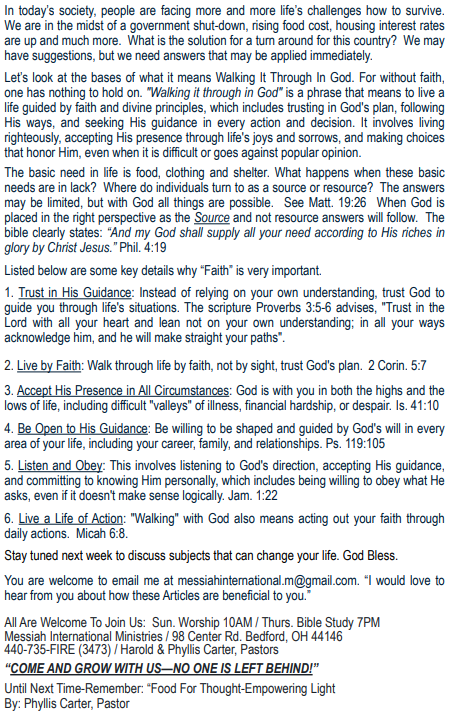 Food For Thought