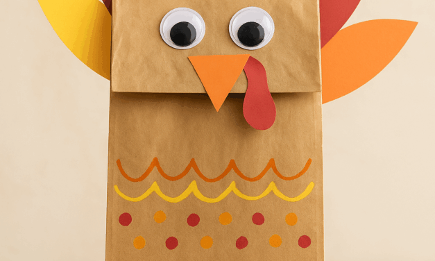 Thanksgiving Turkey Puppet Craft for Kids