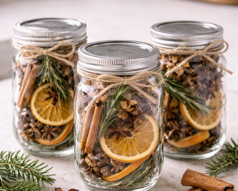 A Cozy January Craft: DIY Winter Scent Jars for Every Home