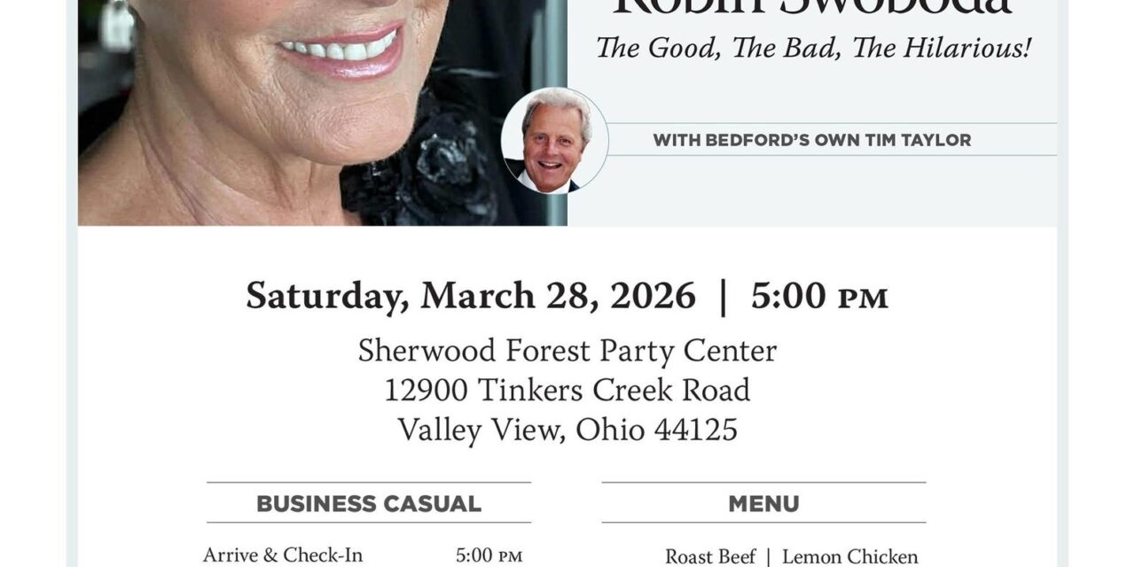 An Evening of Stories and Laughter with Robin Swoboda Comes to Sherwood Forest Next Month