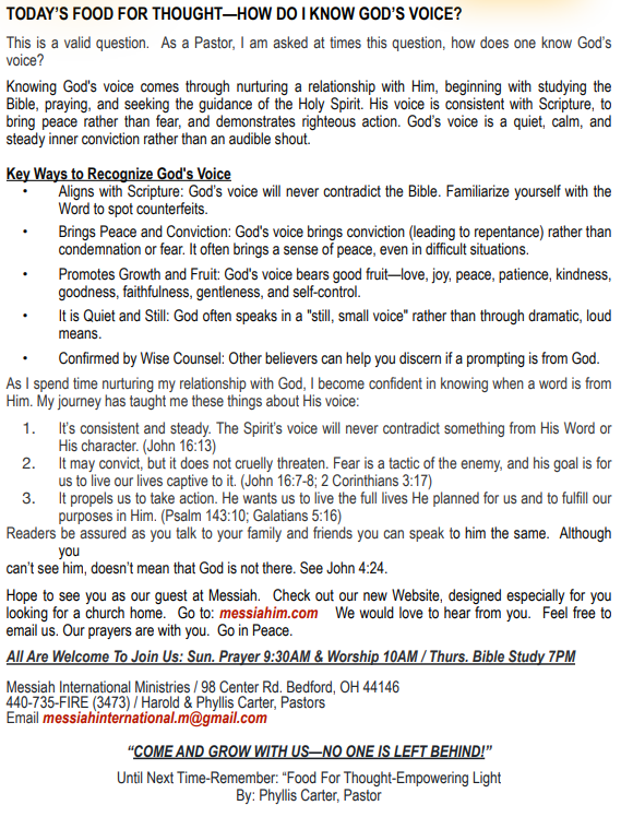 Food For Thought, Vol. 47