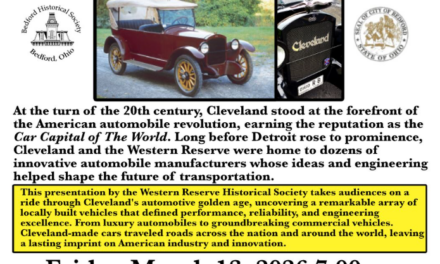 Cleveland: The Car Capital of the World – Coming to Bedford