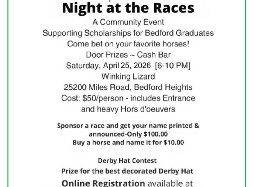 Bedford City Schools Foundation Invites Community to “Night at the Races” Fundraiser