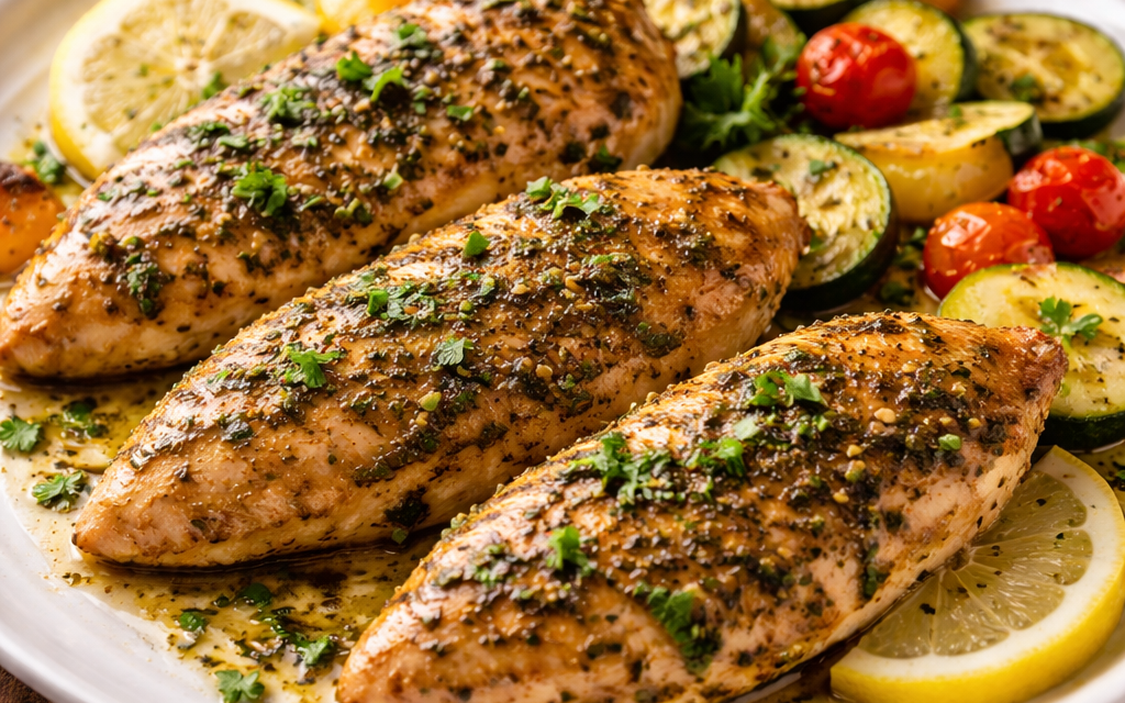 Mediterranean Herb Chicken with Lemon and Garlic