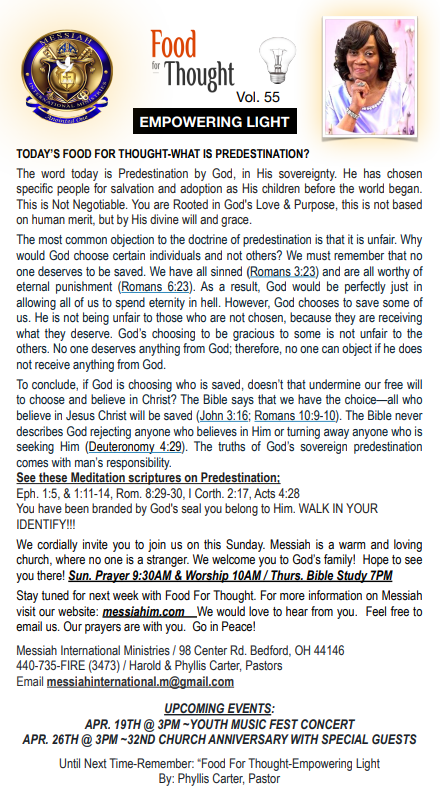 Food For Thought Vol 55