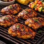 Smoky Grilled BBQ Chicken Thighs