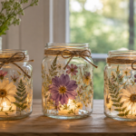 A Cheerful May Craft: DIY Pressed Flower Lanterns