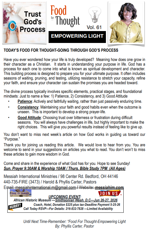 Food For Thought, Vol. 61