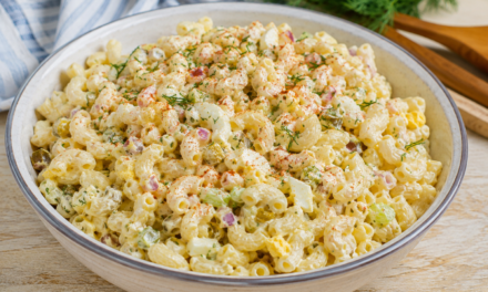 Creamy Dill Pickle Macaroni Salad