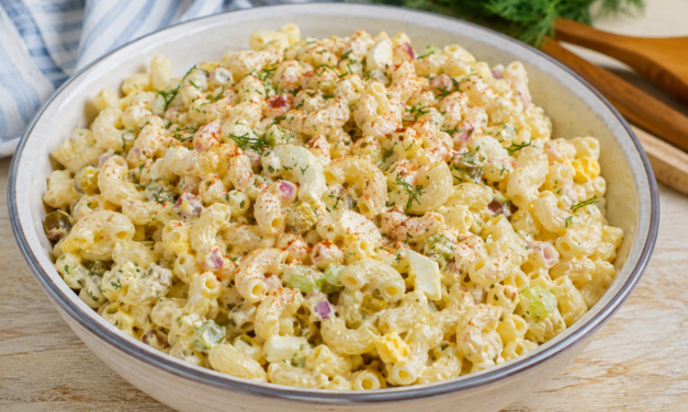 Creamy Dill Pickle Macaroni Salad
