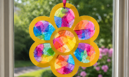 A Fun June Craft for Bedford Families: DIY Summer Suncatchers