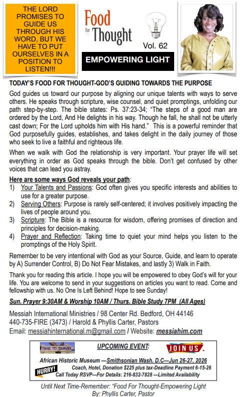 Food For Thought, Vol. 62