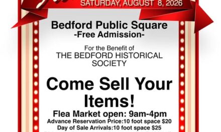Hunt for Hidden Treasures at the Bedford Historical Society Flea Market Next Weekend on August 8th