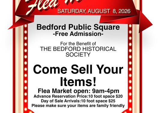 Hunt for Hidden Treasures at the Bedford Historical Society Flea Market Next Weekend on August 8th