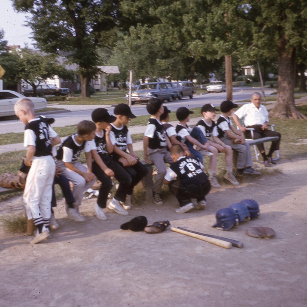 My Dads team in 1966 playing at the Glendale field. 
