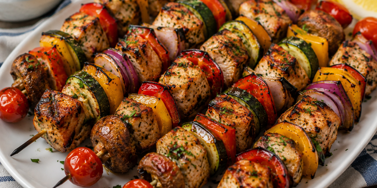 Classic Grilled Chicken Shish Kebabs