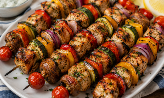 Classic Grilled Chicken Shish Kebabs