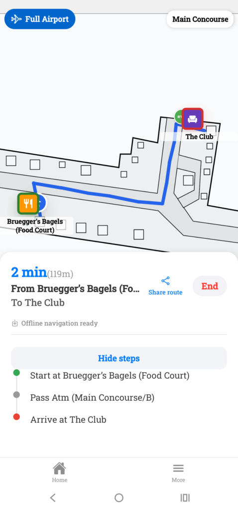 AirportGo Directions Example