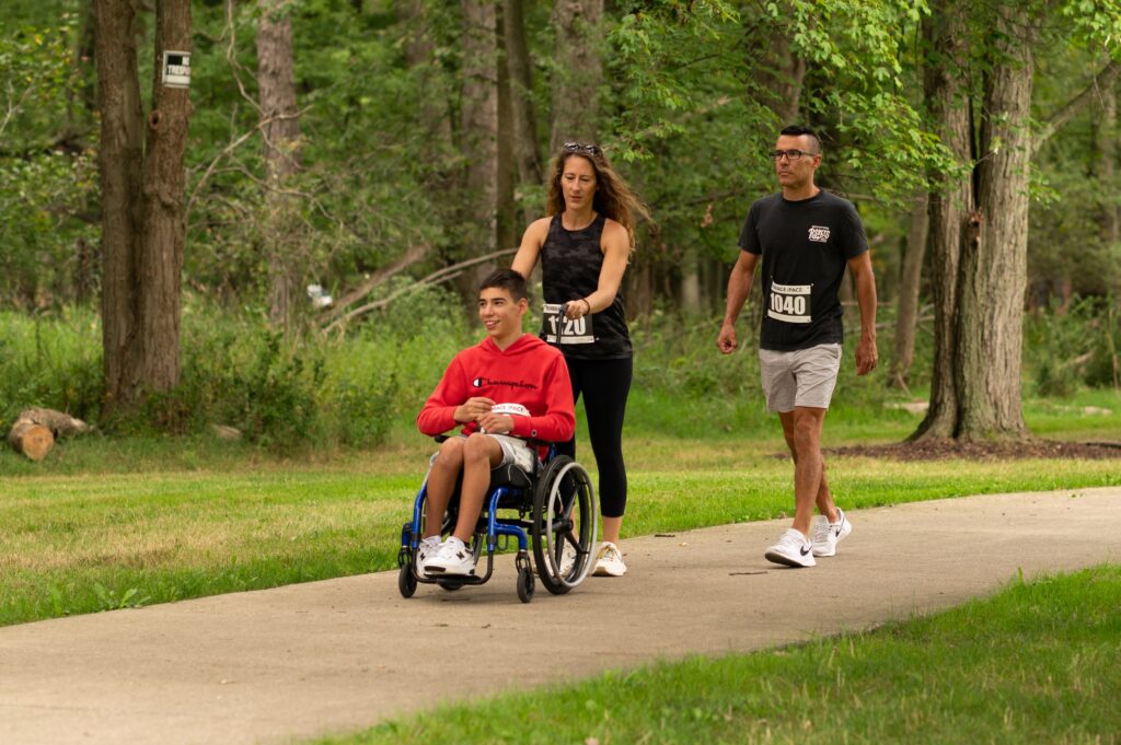 Family Doing Walk
