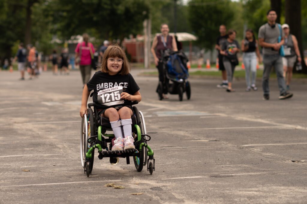 Girl in Kids Race