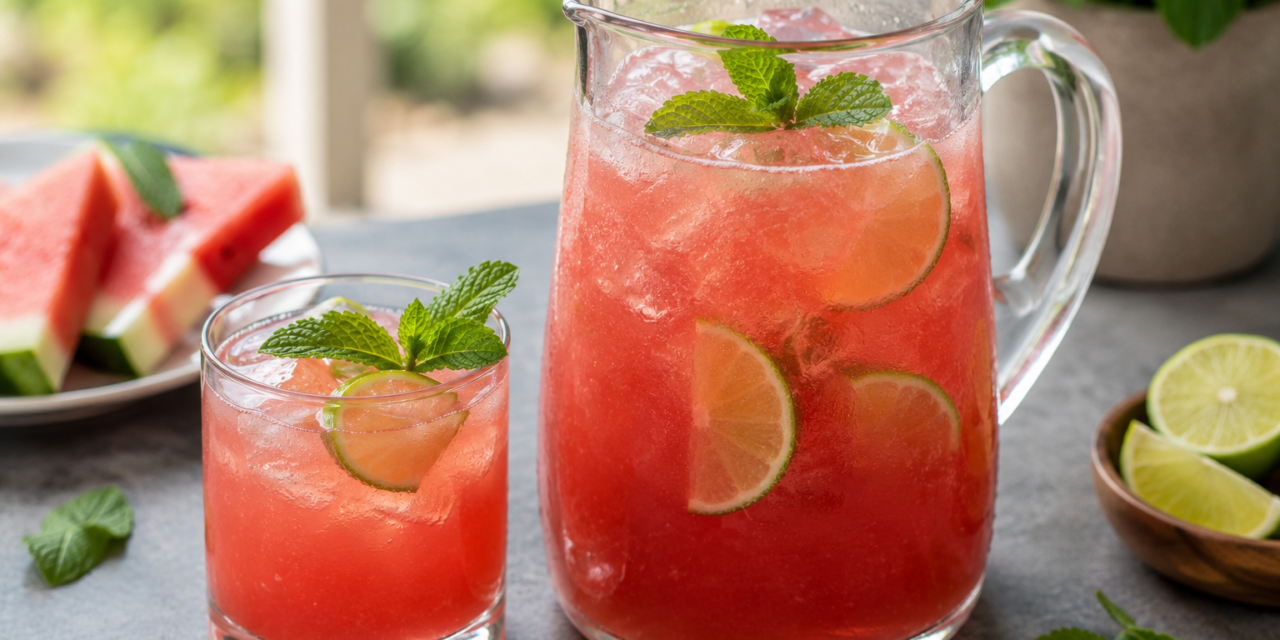 Watermelon-Lime Summer Cooler