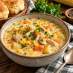 Creamy Chicken, Corn & Potato Soup