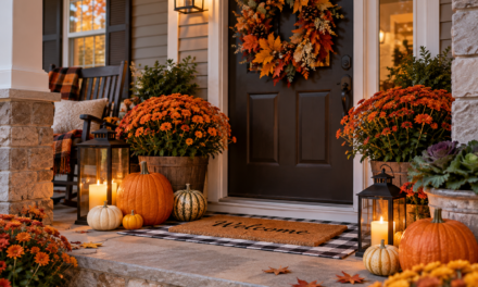 A Warm Autumn Welcome: Decorating Your Front Porch for Fall